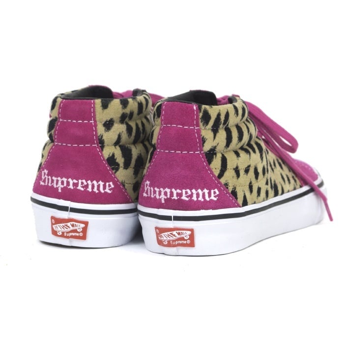 Vans Velvet Leopard SK8 Mid view 2